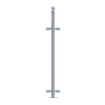 Vertical Bar Barrier Post