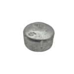 Uni-Fit galvanised steel round knock-on pipe end cap for handrail posts