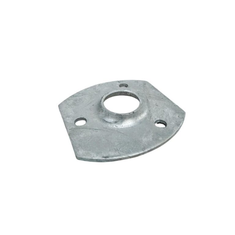 Round pipe flange with circular base and evenly spaced bolt holes, shown on white background for Uni-Fit.