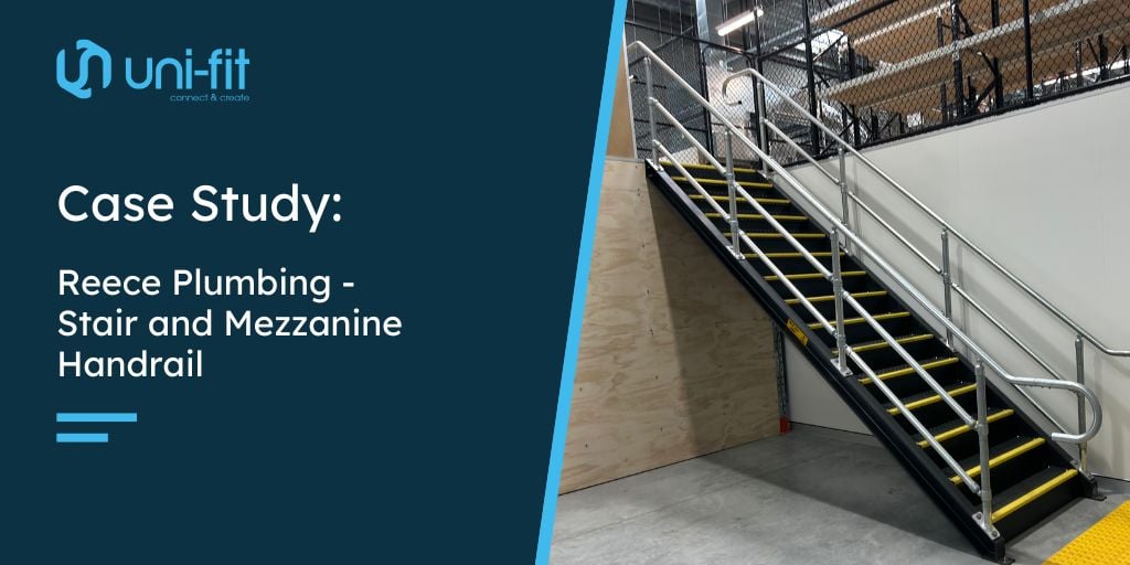 Reece Plumbing – Stair and Mezzanine Handrail